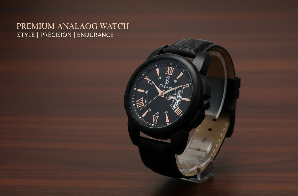 Titan Men's Analog Watch - Premium Design for Office & Casual Wear